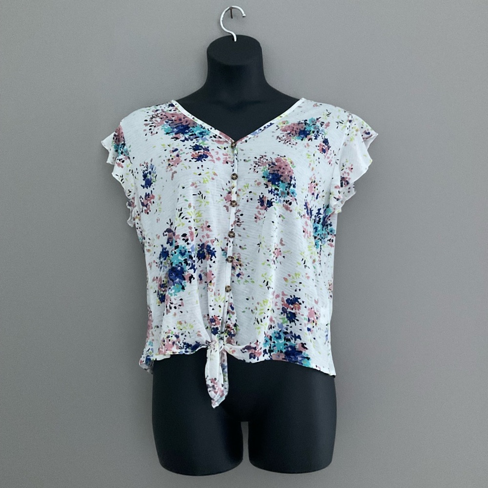 Storybuk White Floral Shirt